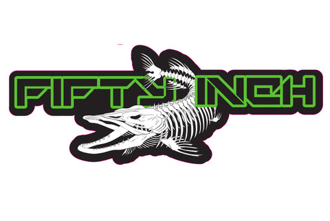 Musky Decals and Stickers - 50 Inch Apparel