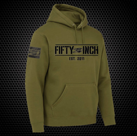 50 Inch Military Green Hoodie