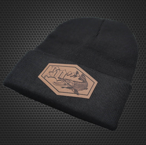 50 Inch Skeleton Patch Beanie / Toque